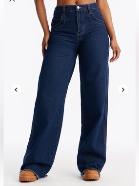 New With Tags - Fashion Nova Jeans - Size 13 - Wide Leg